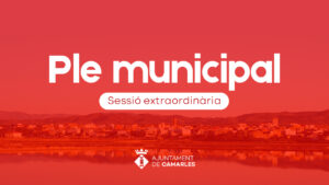 CONVOCATÒRIA DE PLE EXTRAORDINARI EN DATA 25 DE MARÇ DE 2026