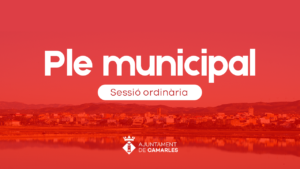 CONVOCATÒRIA DE PLE ORDINARI EN DATA 30 D’ABRIL DE 2026